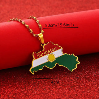 Stainless Steel Kurdistan Necklace